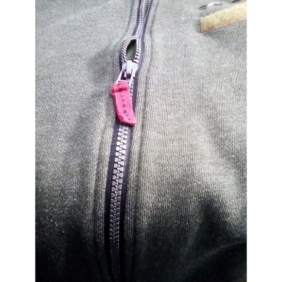 Raw Yarn Industries Mens XL Light Weight Military Green Bomber Style Jacket - Picture 8 of 9